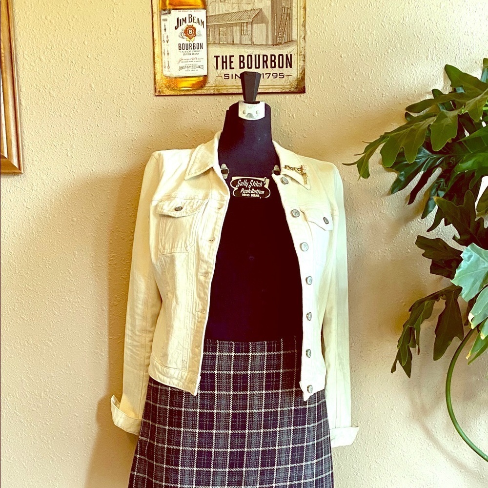 American Rag Distressed Jean Jacket